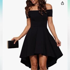 Black Off Shoulder Dress